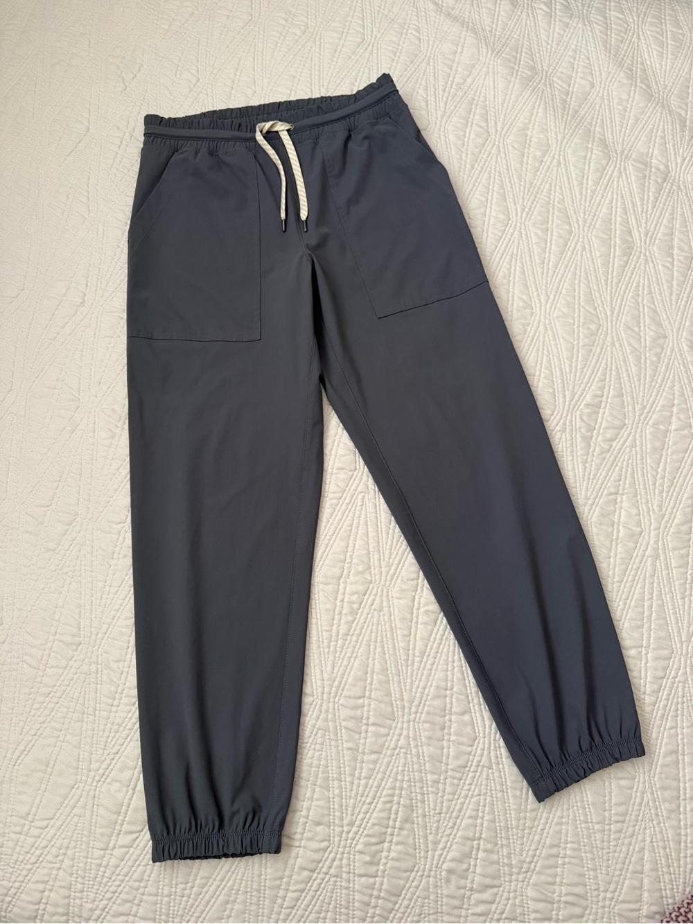 VUORI gray Drawstring Jogger Pants